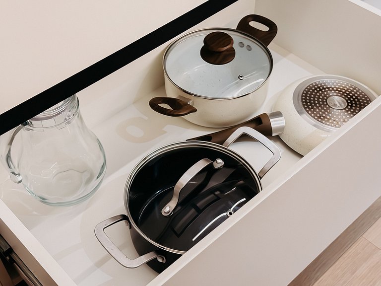 Studio moderno para 4 pessoas c/cozinha completa