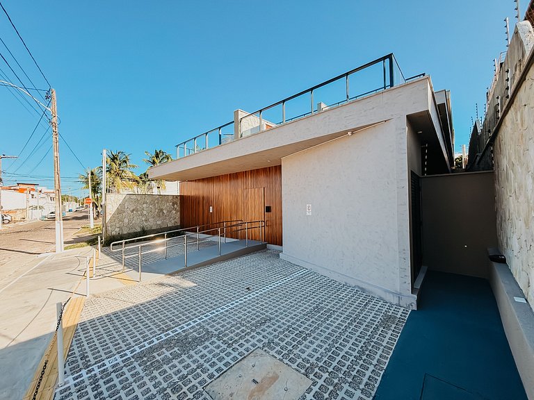 Studio moderno para 4 pessoas c/cozinha completa