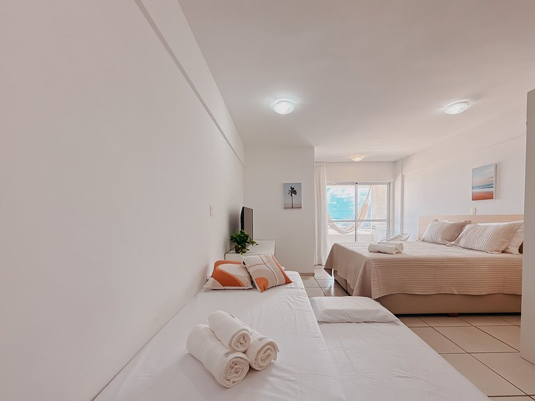 Terrazzo Flat 202 c/ Vista Mar e Cozinha Equipada