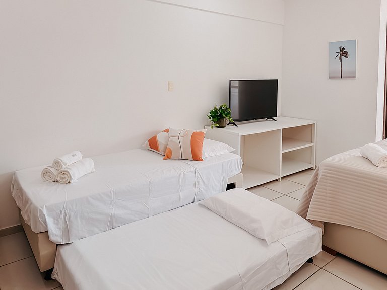 Terrazzo Flat 202 c/ Vista Mar e Cozinha Equipada