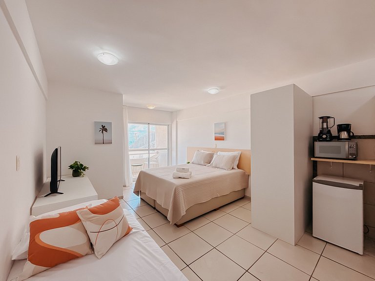 Terrazzo Flat 202 c/ Vista Mar e Cozinha Equipada