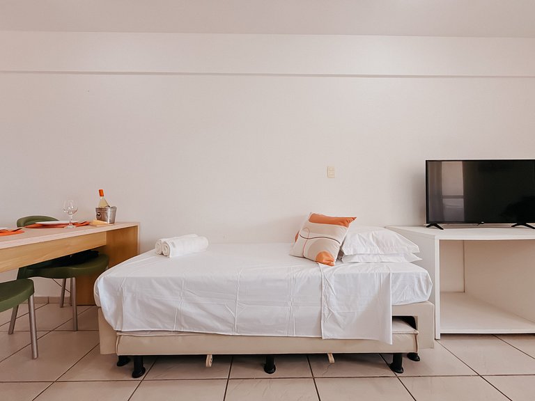 Terrazzo Flat 202 c/ Vista Mar e Cozinha Equipada