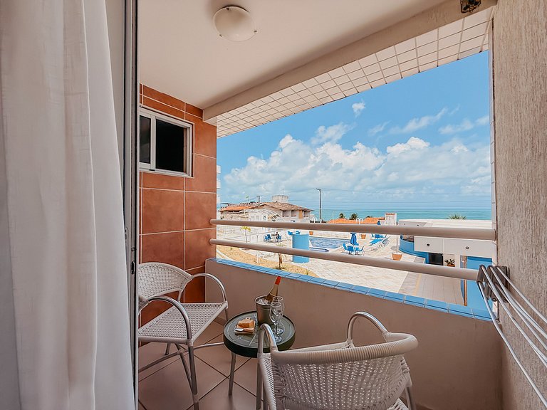 Terrazzo Flat 202 c/ Vista Mar e Cozinha Equipada