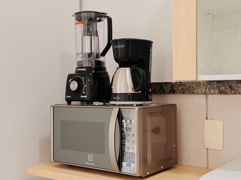 Terrazzo Flat 202 c/ Vista Mar e Cozinha Equipada