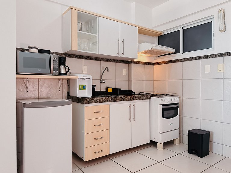Terrazzo Flat 202 c/ Vista Mar e Cozinha Equipada