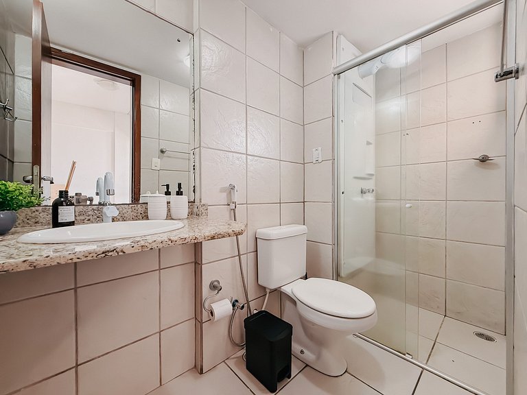 Terrazzo Flat 202 c/ Vista Mar e Cozinha Equipada