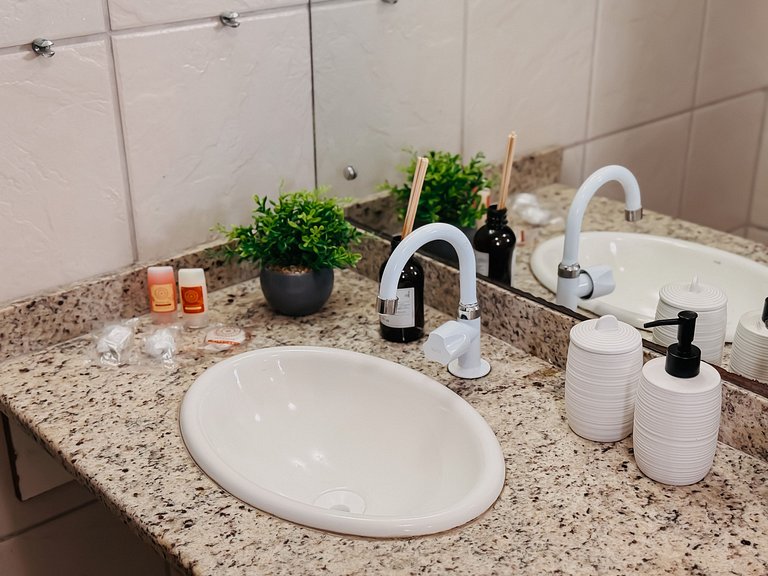 Terrazzo Flat 202 c/ Vista Mar e Cozinha Equipada