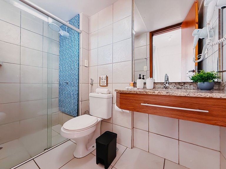 Terrazzo Flat 603 c/ Vista Mar e Cozinha Equipada