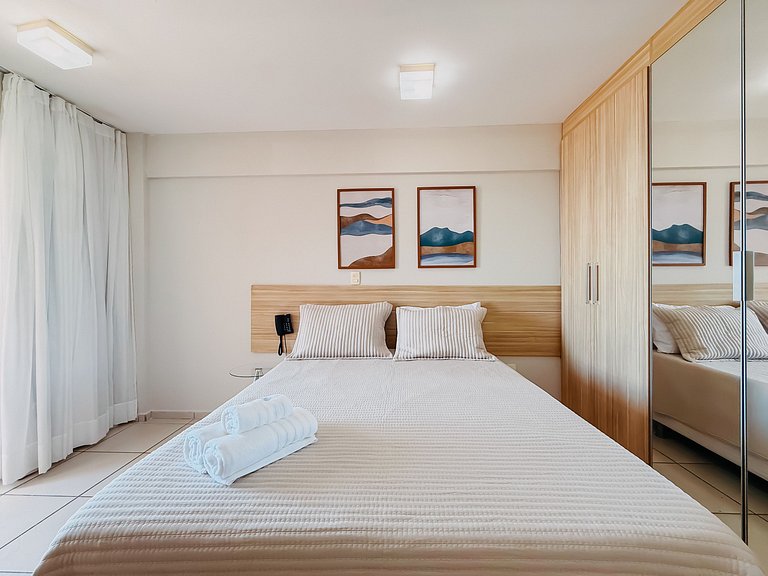 Terrazzo Flat 608 com Vista Mar