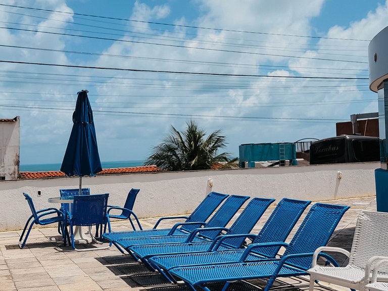 Terrazzo Flat 608 com Vista Mar