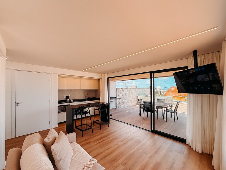 Mondrian Flat Apt 10 Vista Mar e Piscina Privativa