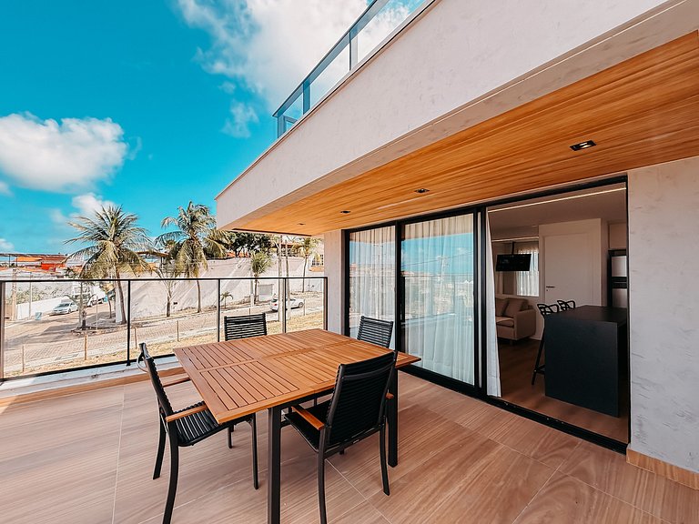 Mondrian Flat Apt 10 Vista Mar e Piscina Privativa