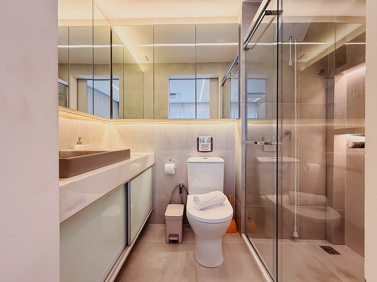 Mondrian Flat Apt 15 Vista Mar e Piscina Privativa