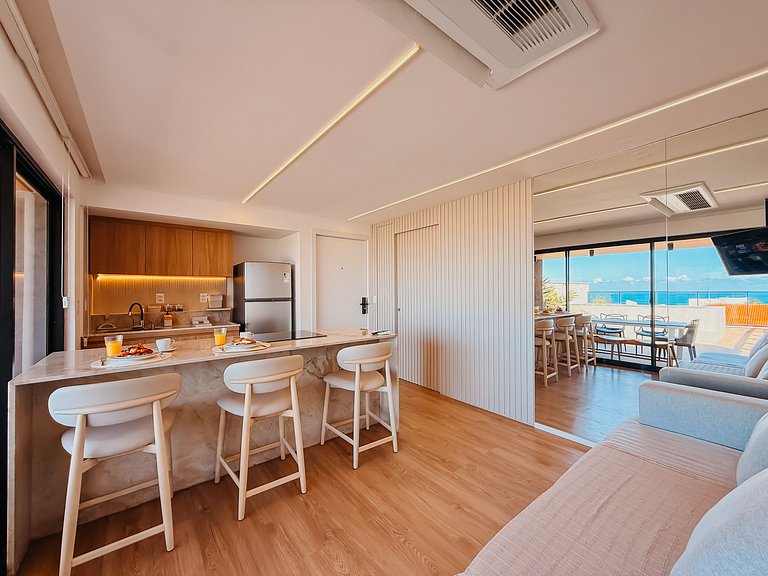 Mondrian Flat Apt 15 Vista Mar e Piscina Privativa
