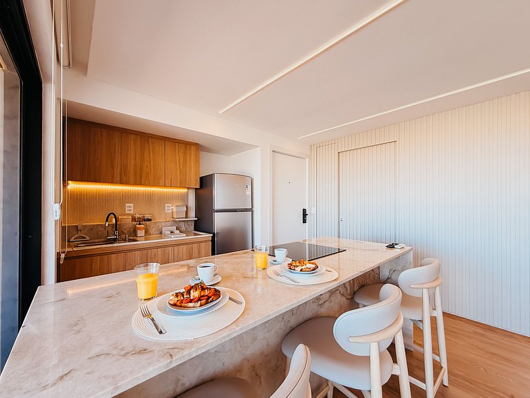 Mondrian Flat Apt 15 Vista Mar e Piscina Privativa