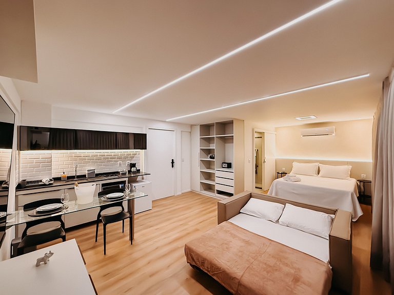 Mondrian Flat Apto 12/ Luxo e Conforto para Casais