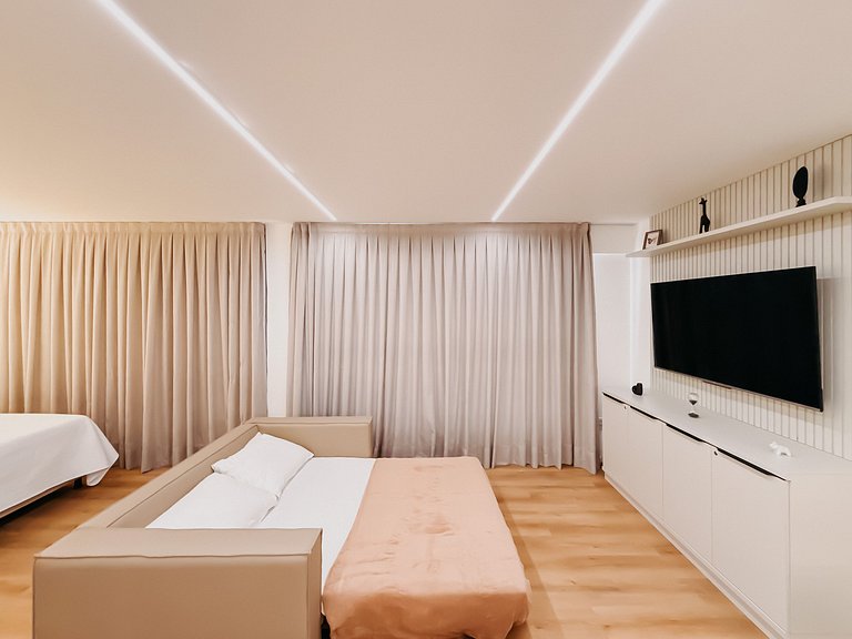 Mondrian Flat Apto 12/ Luxo e Conforto para Casais