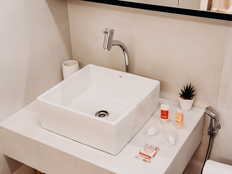 Studio moderno para 4 pessoas c/cozinha completa