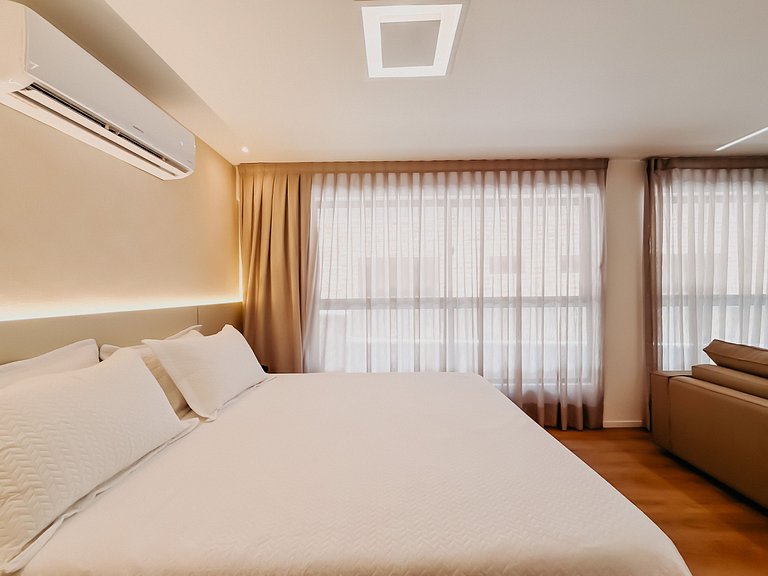 Mondrian Flat Apto 12/ Luxo e Conforto para Casais