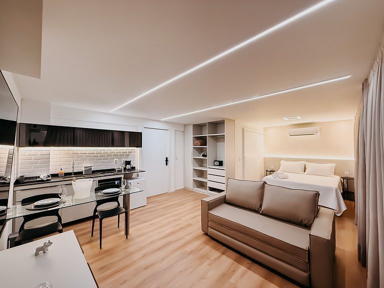 Mondrian Flat Apto 12/ Luxo e Conforto para Casais